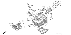 XR100 Головка цилиндров