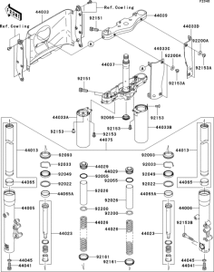  Передняя вилка