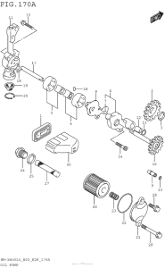 RM-Z450 Масляный насос