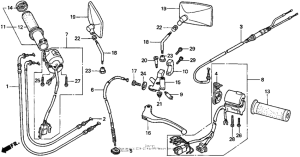 VT1100C2 Рулевые переключатели