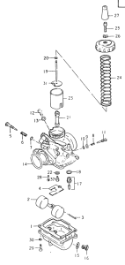 TS125 Carburetor assy