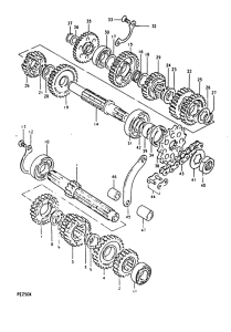 PE250 Трансмиссия
