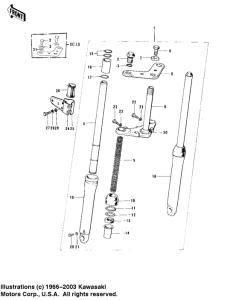 MC1 Вилка передней оси