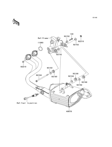 EX650 Глушитель