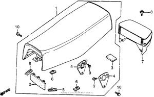 XR500 Сиденье