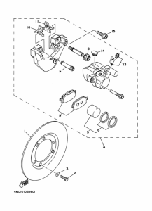TY250ZS ﾌﾛﾝﾄﾌﾞﾚｰｷｷﾔﾘﾊﾟ