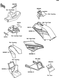 AR125S Decals(ebony)(ar125-a8)