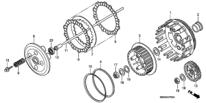 XR650R Бендикс