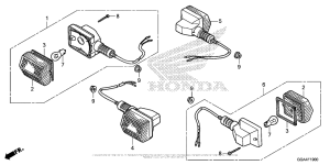 NPS50 Задний фонарь
