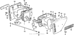 CB360 Air cleaner + side cover (1)