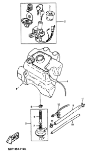 YQ50 Топливный бак