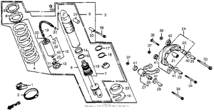 CR480 Rear shock absorber 82