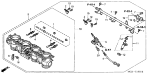 CBR900RR Дроссель