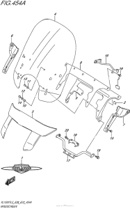 VL1500T Ветровое стекло