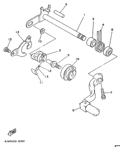 WR250Z Переключение скоростей