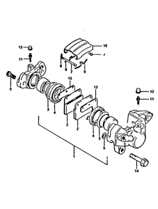 XN85 Задний суппорт