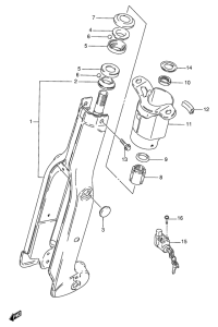 FB100 Вилка передней оси