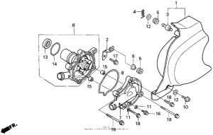 VT600C Водяной насос