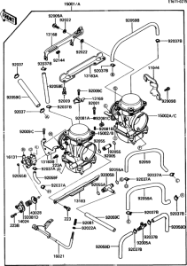 EX250 Carburetor(1 / 2)