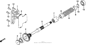 GL1100I Вал ведущий