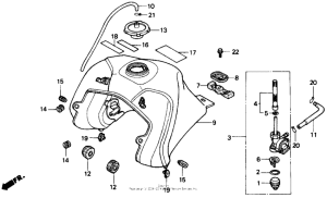  Топливный бак