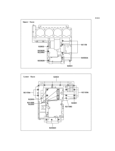 ZG1000 Болты крепления картера