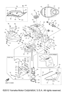 YZF-R1 Топливный бак