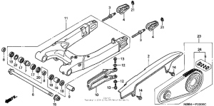 VTR1000F Маятник