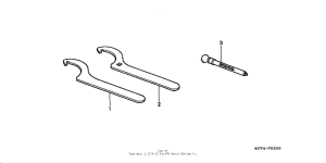 XR400R Ключи (опционально)
