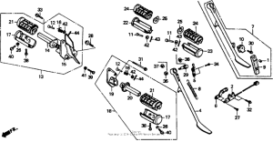 VT1100C Подножки