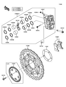ZR1000 フロントブレーキ