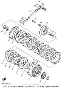YX600WC Сцепление