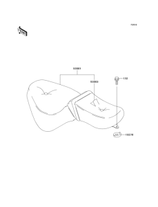 VN800 Сиденье