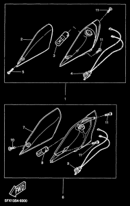 CW50RS Поворотники