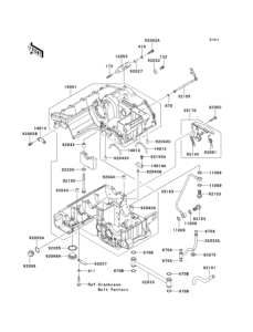 ZR1200 Картер двигателя