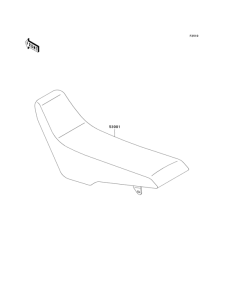 KLX250 Сиденье