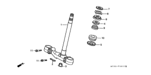 ST1100 Траверса нижняя