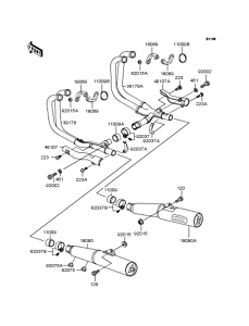ZX900 Глушитель