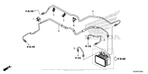 CBR300R (ABS) Brake Pipe