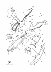 XP500A Боковые обтекатели