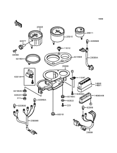 ZX400 Спидометр