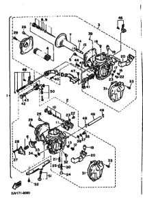 XV535U Carburetor assy