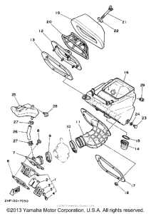 YZ80D Воздушный фильтр