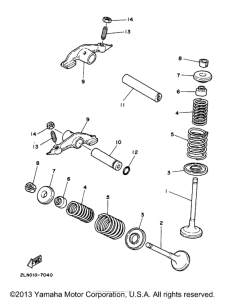 XT225JC Клапана