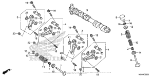 VFR1200X (DCT) Camshaft + Valve (Fr.)