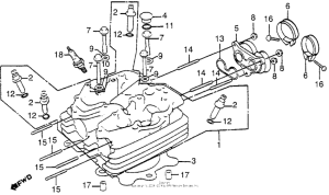 XL350R Головка цилиндров