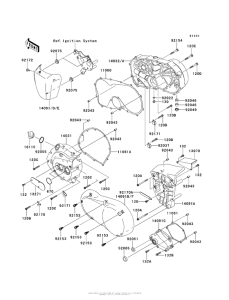 VN900 Крышки двигателя