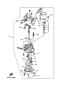 YW50 Carburetor assy