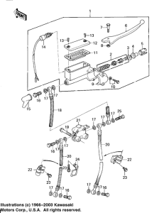  Передний тормозной цилиндр