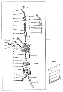 YN50R Карбюратор